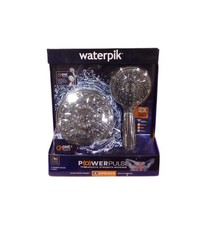 Waterpik 1.8 GPM 6.25 in. Dual Shower Head and Handheld Shower Head in Chrome