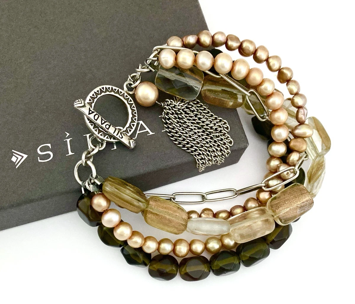 Silpada Mountainside Wrap Bracelet Silpada Handcrafted Bracelets for sale | eBay main image 2
