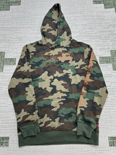 Levi's Hoodie Boys Xl Green Brown Cotton Camouflage Pullover