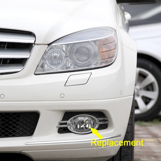 Pair Front Fog Light Lamp Body Fit For Mercedes W204 CClass C300 C350 20082011 eBay