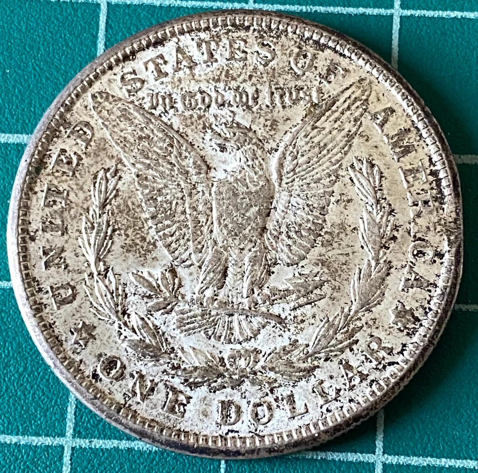 1921-S Morgan Silver Dollar Error Rim Clip - Image 4 of 4