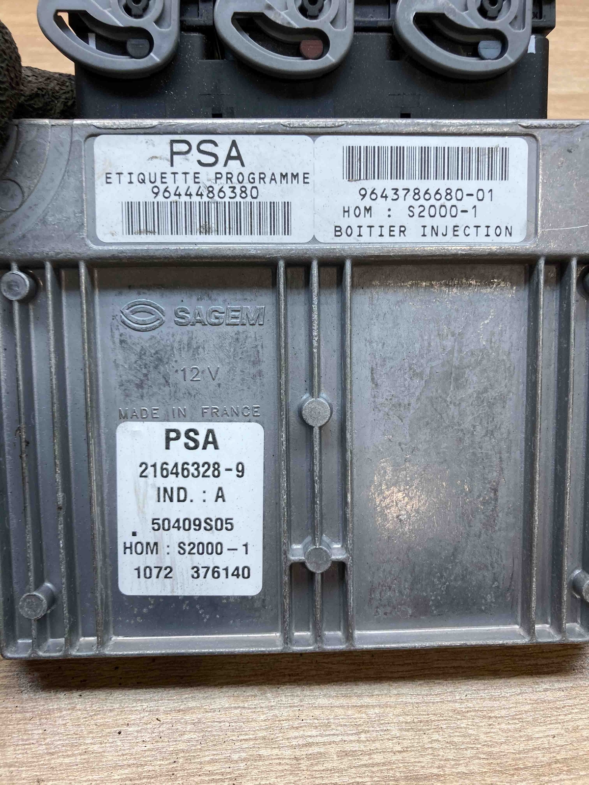 9644486380 21646328 9 Peugeot Citroen Motor ECU Motor Modul 