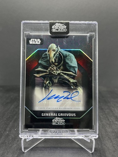 2024 Topps Chrome Black Star Wars Matthew Wood General Grievous Autogramm #ADS-MW
