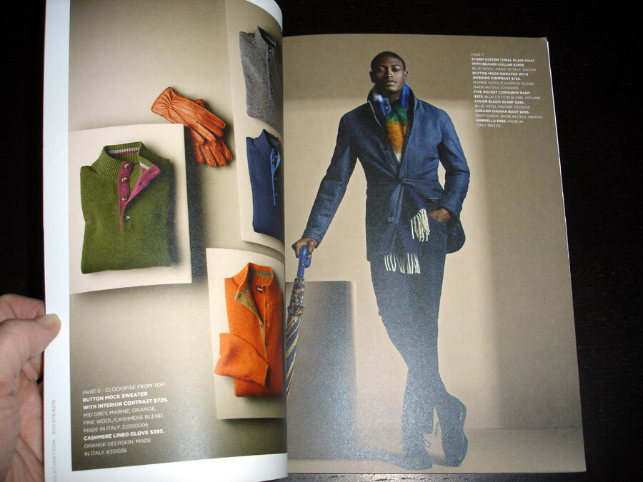 PAUL STUART Menswear Fashion CATALOG Fall 2019 Dominique Hollington | eBay