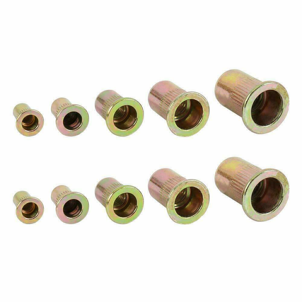 Rivet Flat Head Threaded Nuts Rivnuts M4-M10 Mixed Blind Nutserts ...