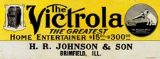 THE VICTROLA ADVERTISING SIGN