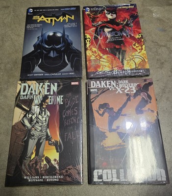 Comic Hardcover Bundle: Batman Vol 4, Batwoman Vol 3, Daken Dark Wolverine X-23