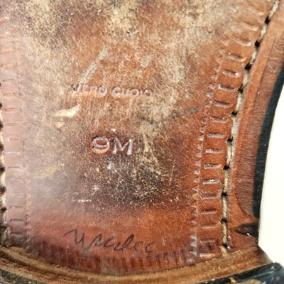 Mezlan Dubai Brown Woven Wingtip Shoes Mens 9M All Leather Oxford Made in Spain Mezlan Dubai Brown Woven Wingtip Shoes Mens 9M All Leather  main image 3