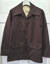 Vintage 1970's Levis Panatela Sportscoat Jacket Blazer - Brown - Medium