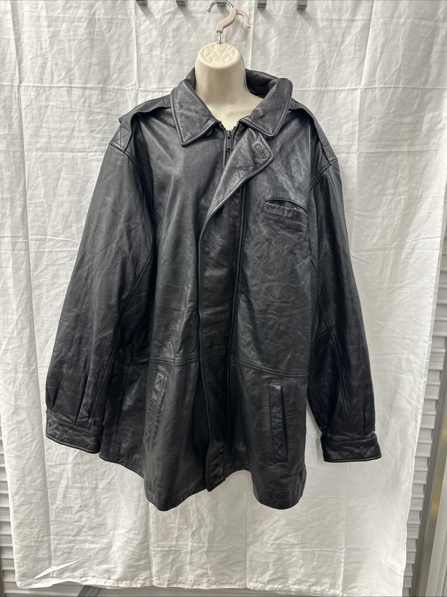 Vintage 00s Y2K Wilsons Women's 2X Black Leather Bomber Moto Vintage 00s Y2K Wilsons Women's 2X Black Leather Bomber Moto