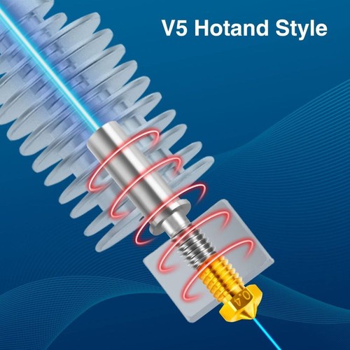 Replaceable Metal 3D Printer Printhead Supplies for ANYCUBIC Chiron Series - Afbeelding 10 van 12