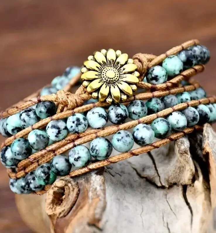 ANYTHING IS POSSIBLE African Turquoise & Lava Stone Diffuser Bracelet –  Soul Gems Jewelry