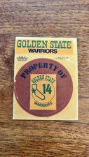 1969 Fleer Real Cloth Basketball Patches Golden State Warriors Logo Rare Vintage