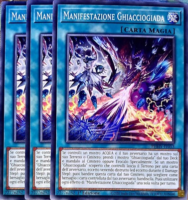 3x Eisveranstaltung - PHHY-IT053 - Com. - 1st Ed. - NM - Yu-Gi-Oh!