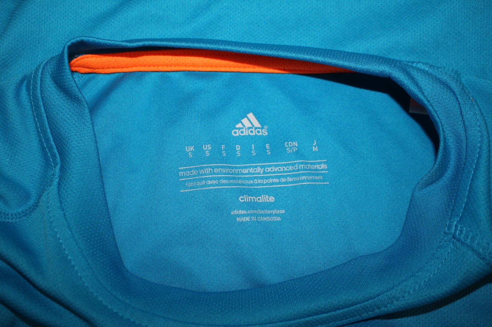 Mens ADIDAS Climalite Tennis Blue Athletic Workout Graphic Tee Shirt SZ S eBay