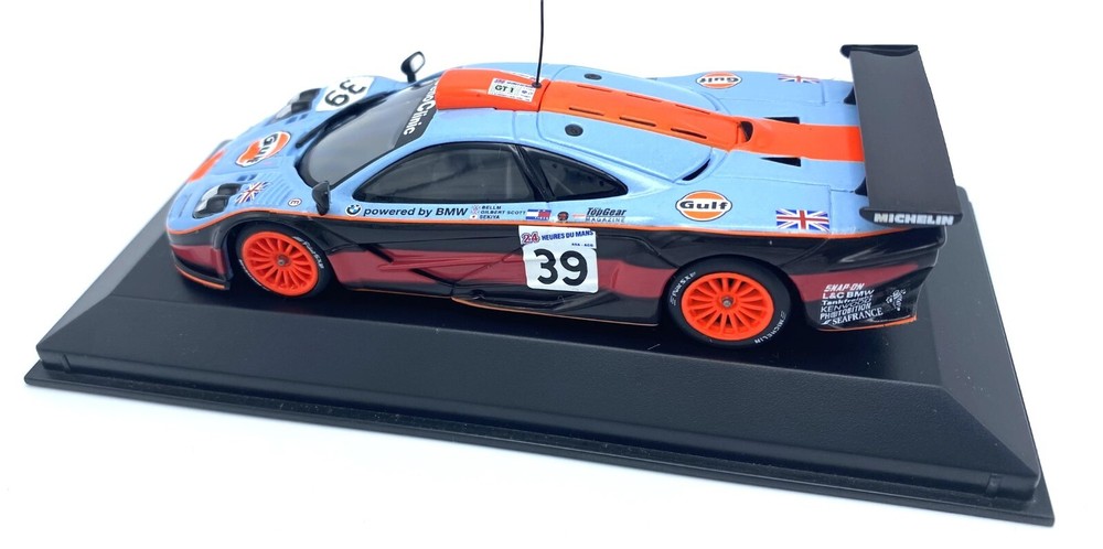 BMW McLaren F1 GTR,LeMans 1997, 1:43 Scale Diecast model, Blue, #39, 530174339