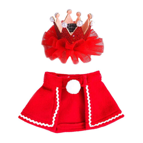 Pet Xmas Dress Dog Party Hat Christmas Costume Transformation Outfit - Picture 1 of 9