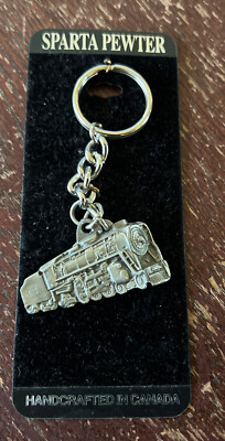 Sparta Pewter Train Key Ring Handcrafted In Canada - San Diego Railroad Museum