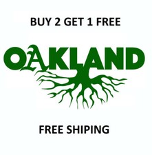 Oakland Roots A's  MLB Baseball Vinyl Die Cut Car Decal - FREE SHIPPING