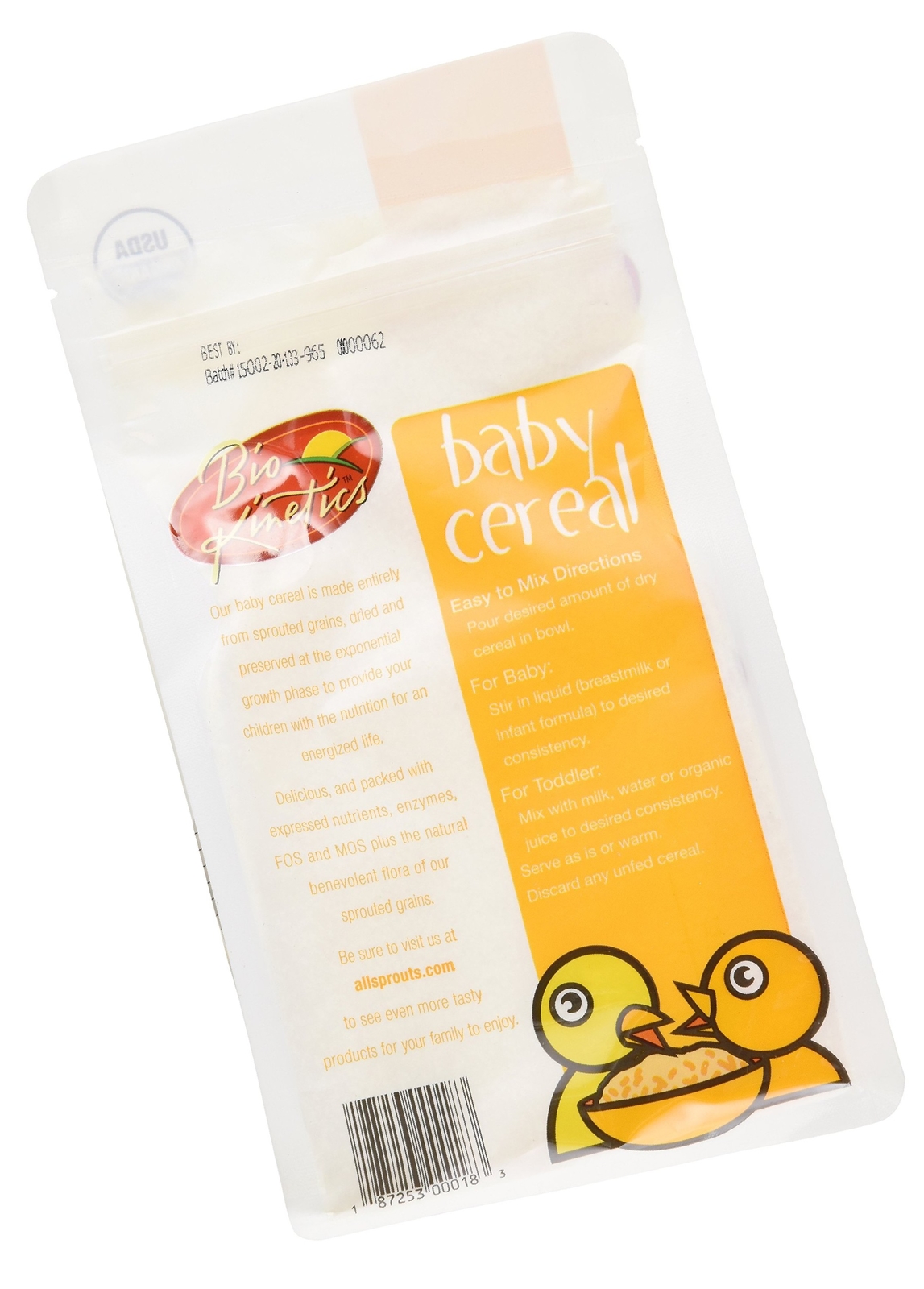 biokinetics baby cereal