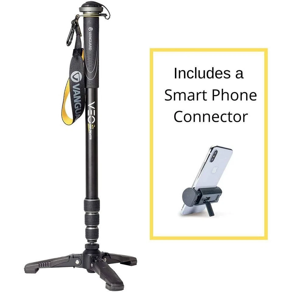 Vanguard VEO 2S AM-264TR Monopod with Tri-Feet   VGTVEO2SAM264TR - Image 3 of 4