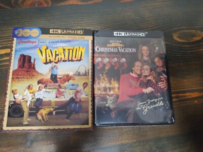 National Lampoon's Vacation 1983 + Christmas 1989 (4K) W/Slipcover Chevy Chase 