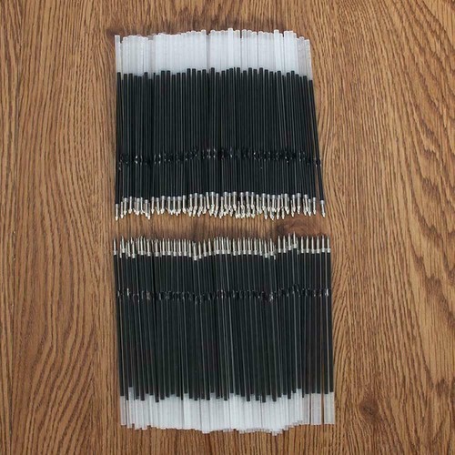 100pcs 0.7mm Retractable Ballpoint Pen Refills Replacement Black Blue Ink Office - Picture 16 of 41