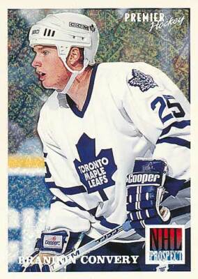 1994-95 Topps Premier SPECIAL EFFECTS #386 BRANDON CONVERY - Toronto Maple Leafs