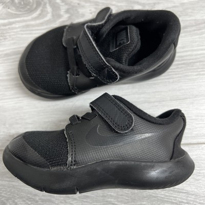 Nike Flex Contact Größe 5,5 Kleinkind schwarz Laufschuhe Schule Fitnessstudio Sneaker
