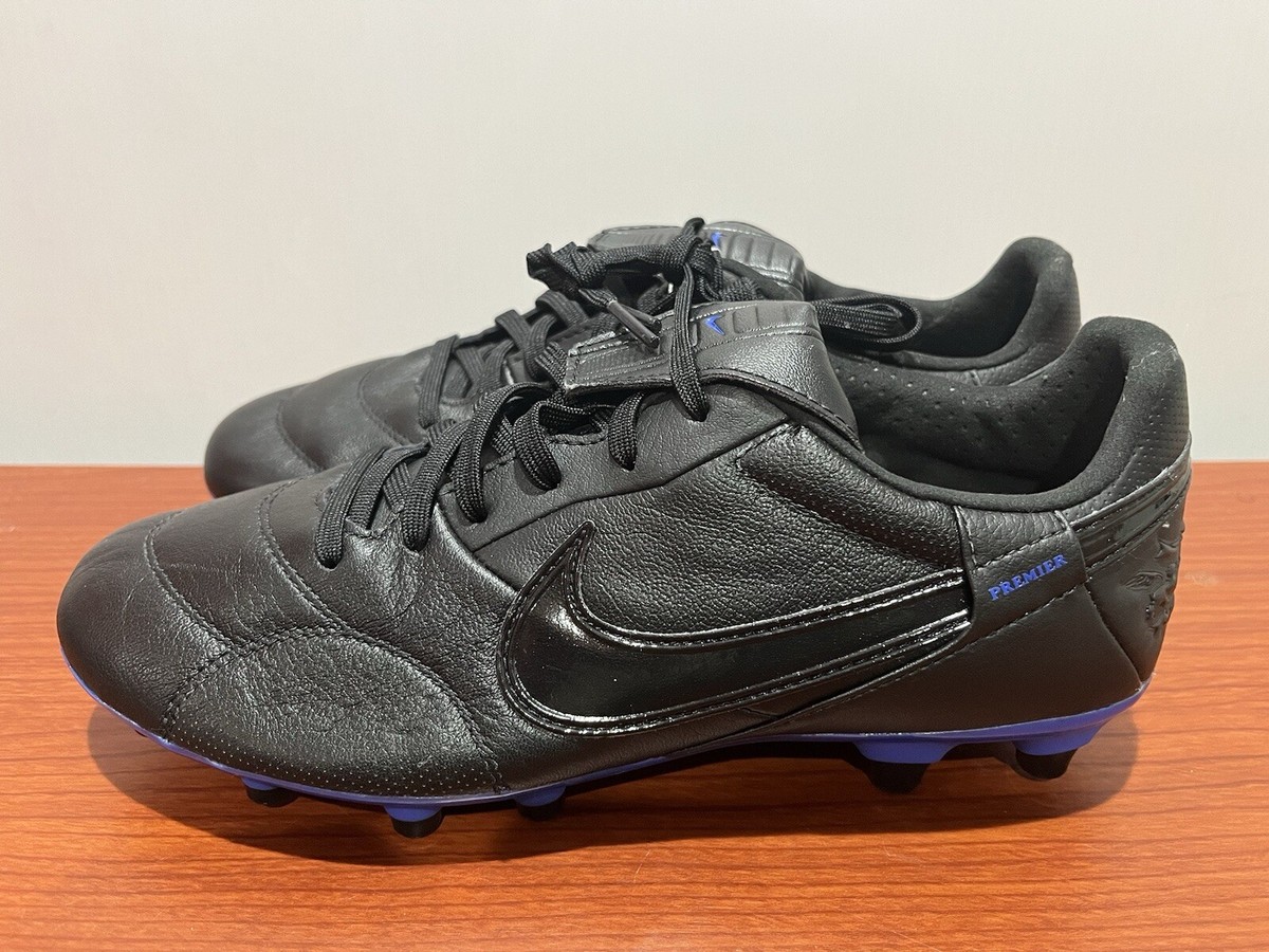 Nike Premier FG Soccer Cleats Black Hyper Royal AT5889-007 Mens