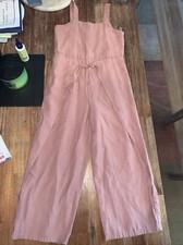 NWOT ZARA GIRLS Soft Collection Romper Size 9 BEAUTIFUL Rose Pink Color