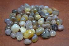 250 PCS BULK MIX TUMBLED POLISHED GEMSTONE ROCK STONE 2 LBS T-2080K