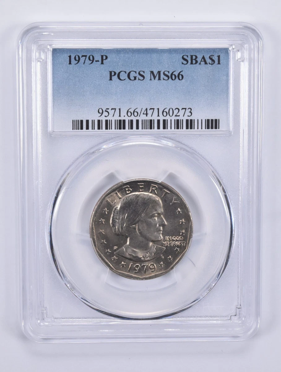 B*k様 アメリカ　銀貨　1973-S ダラートーン　MS 66 PCGS PCGS Certified MS 66 Graded Susan B Anthony Dollars (1979-1981