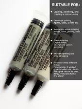 Diamond Paste Kit 3 Syringe 14000 100000 200000 Grit x 5g (H) 50% Concentration
