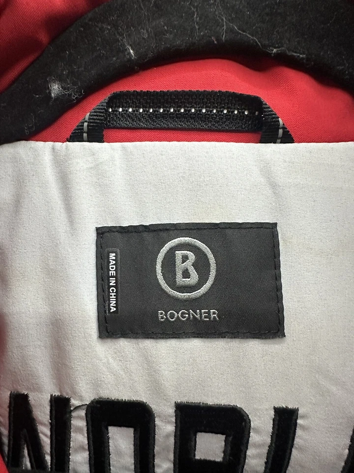 Bogner Cosmopolitans Crane Crimson Red Ski Jacket Size 4 - Image 3 of 4