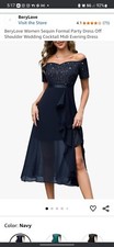 Sequin Formal Dress Off Shoulder