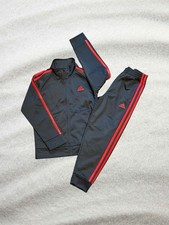 Boys  Adidas Stripe Jogger Set Tracksuit 2 Piece Set