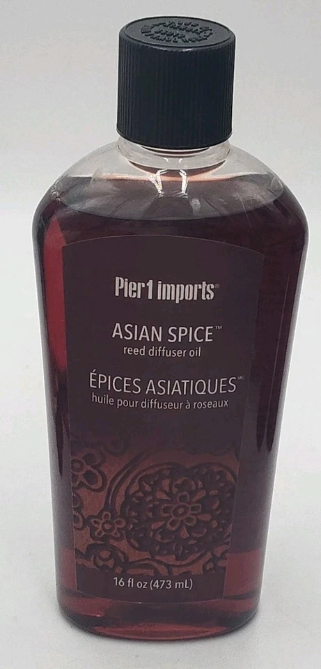 Pier 1 Imports ASIAN SPICE Reed Diffuser Oil Refill 16oz Discontinued - Image 2 of 4