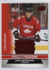 2023 Team Canada Juniors Pride of the Program Exclusives Zack Ostapchuk 0nr3