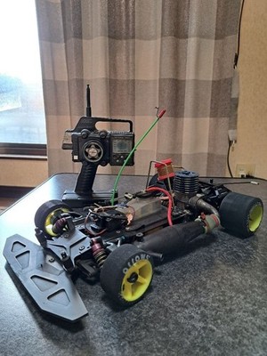 Serpent Excel 1/8 Scale Nitro RC Car On-Road Vintage Rare AS-IS