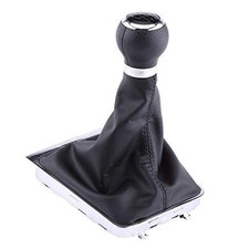 Manual Shift Knob Boot 6 Speed Car Gear Shift Knob Stick Gaiter Boot Frame