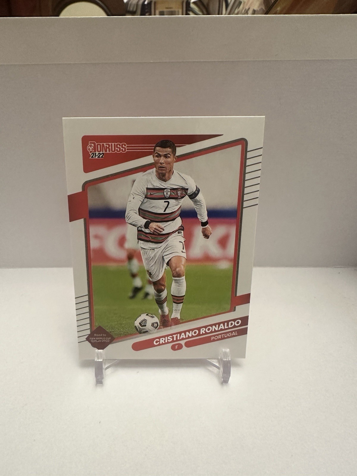 Cristiano Ronaldo 2021-2022 Panini Donruss #116 Portugal FIFA World Cup Quatar