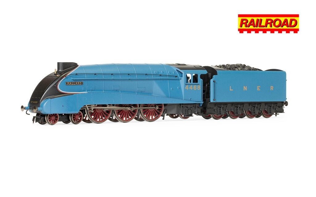 Hornby R3371 RailRoad A4 Class 4-6-2 4468 ‘Mallard’ LNER Garter Blue Steam