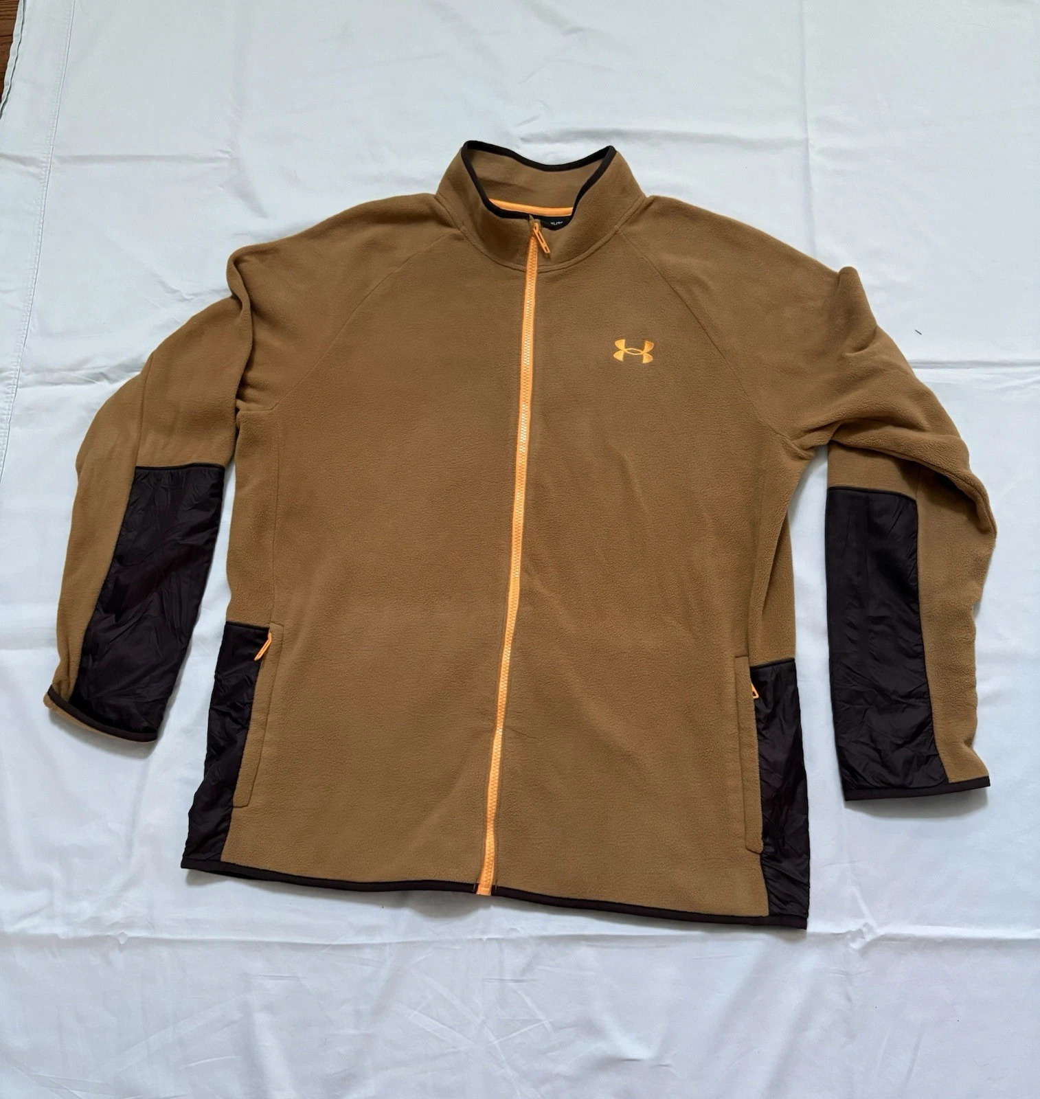 UNDER ARMOUR Men's UA Outdoor Polartec Forge Full Zip Jacket XL / Brown