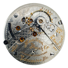 Antique 18s 1907 Hamilton 21j Mechanical Railroad Pocket Watch Movement 940 USA