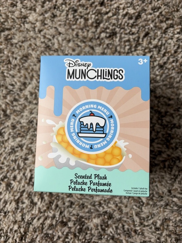 Disney Parks Munchlings Morning Menu Scented Plush 4 inch blind box stuffed toy