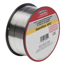 LINCOLN ELECTRIC ED030310 MIG Welding Wire,4043,.045,1 lb 12C088