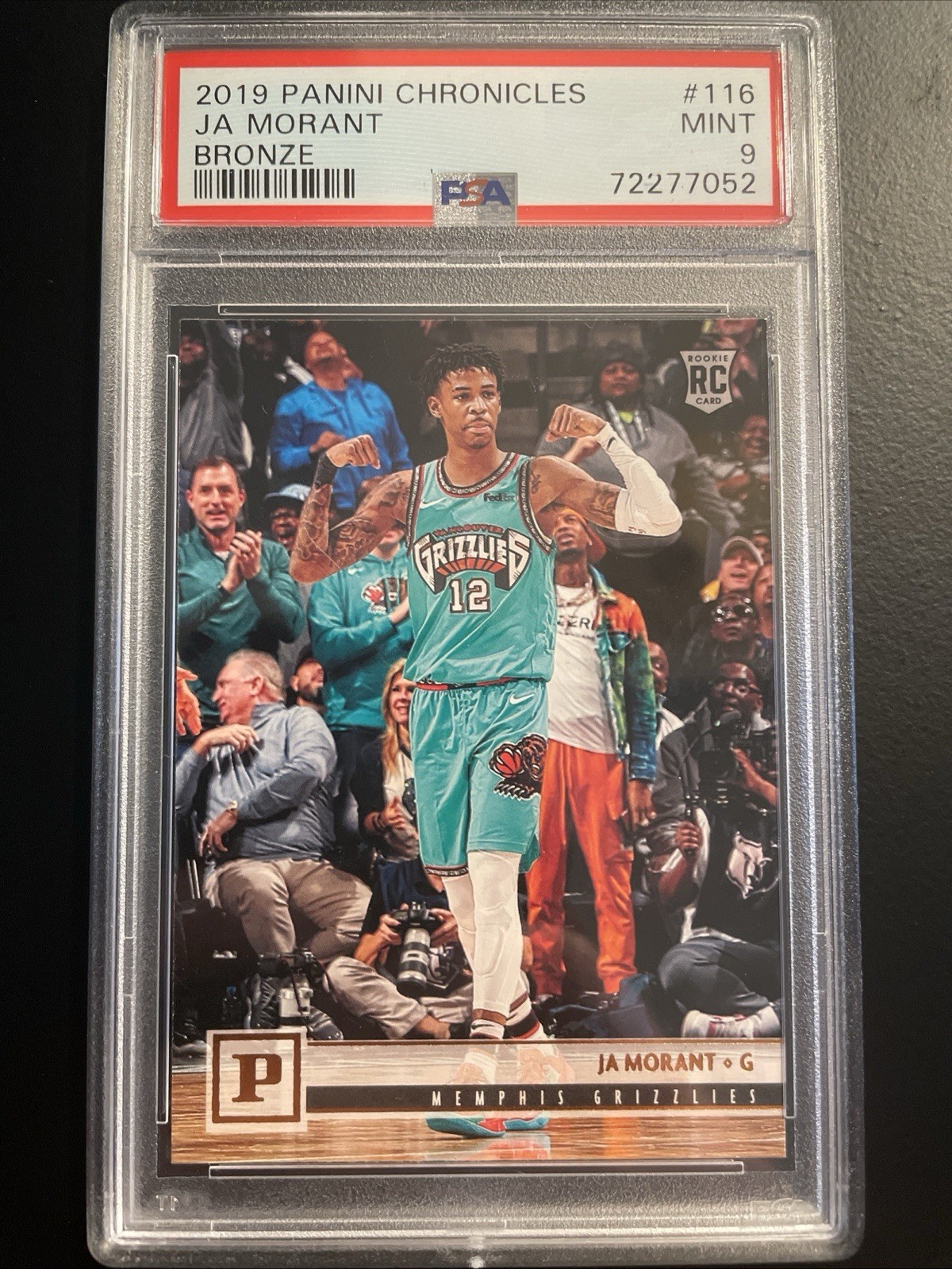 Panini 2019-20 Chronicles Ja Morant #116 Bronze Rookie PSA 9 Memphis Grizzlies