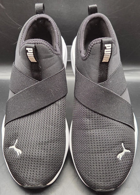 PUMA Prowl Chroma Slip-On Sneakers Women's Size 9 US Black/Gold SoftFoam+