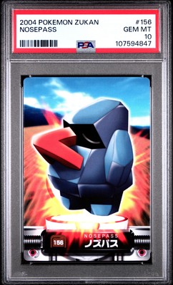 Pop 1 PSA 10 Nosepass 156 Pokémon Carddass Pokemon Adv Generation